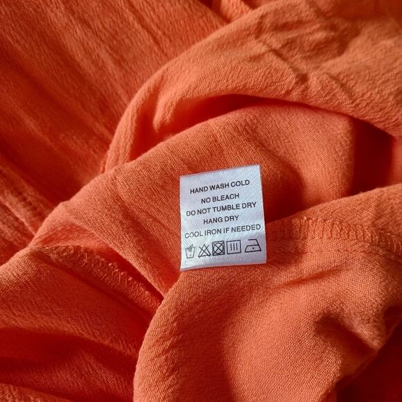 Superdown Ariana Tangerine Halter Maxi Dress XS NWT - Picture 14 of 15